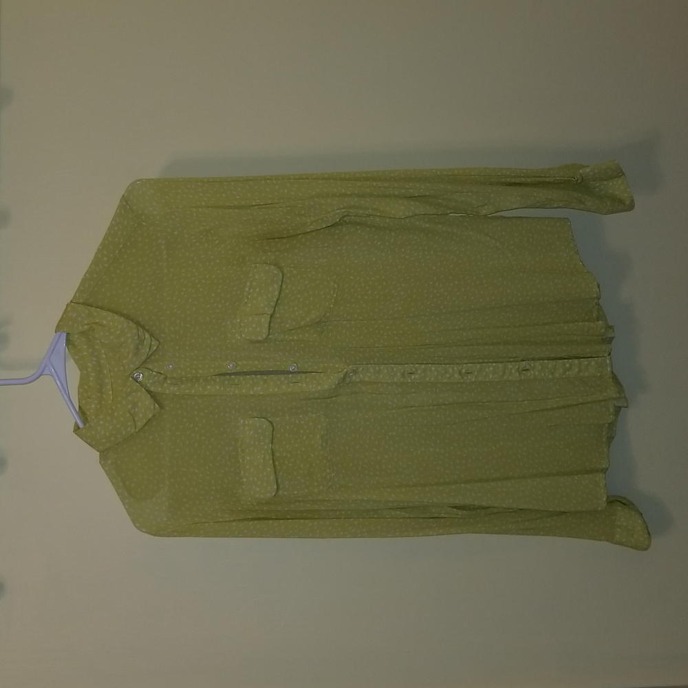 Green/yellow LOFT buttondown
